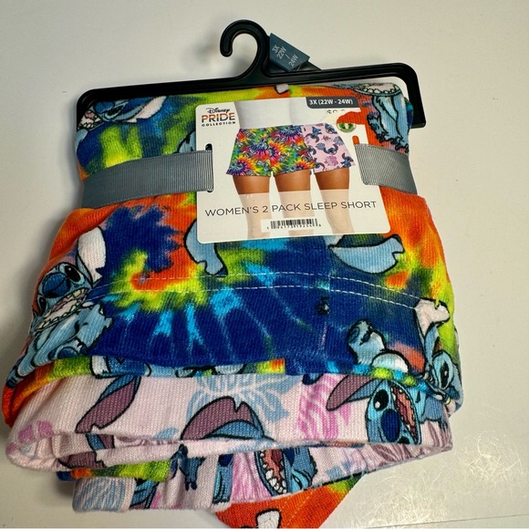 Disney Stitch Women's Print Sleep Shorts, 2-Pack, Sizes 3X (22-24). - Picture 2 of 11